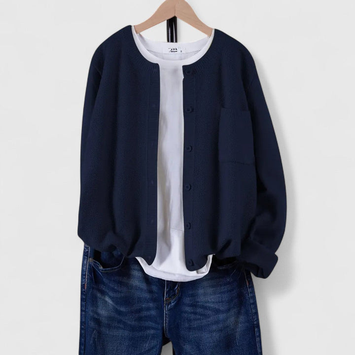 Clara - Casual Button-Up Cardigan